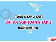 Bài 9.4 SGK Toán 8 tập 2 Kết nối tri thức